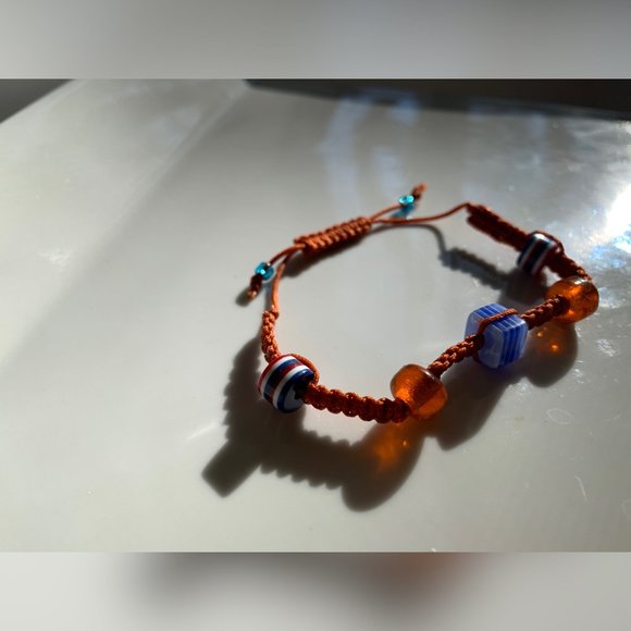 Swarovski Beaded Crochet Handmade Bracelet - Picture 2 of 4